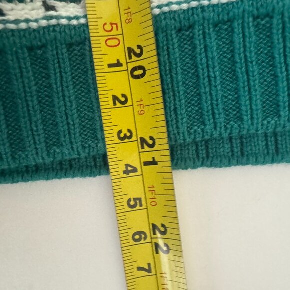 Stitches & Stripes Landry Striped V-Neck Sweater Eyelets Size Sm/Med NWT - Picture 4 of 9